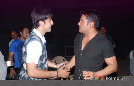 Ranbir Kapoor, Sunil Shetty Snapped Together