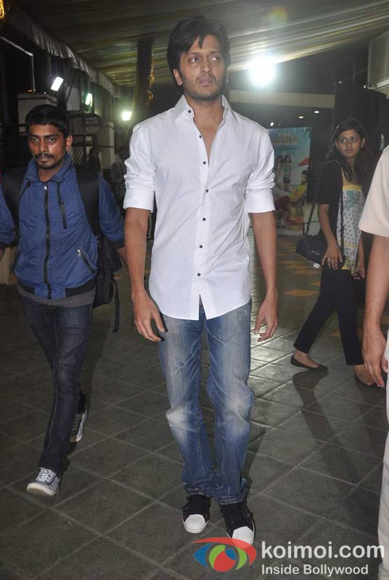 Ritesh Deshmukh At Kyaa Super Kool Hain Hum Movie Promotion