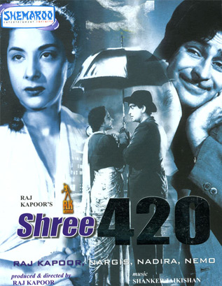 Shree 420 Movie Poster Shree 420 Movie Poster