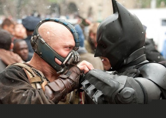 Tom Hardy, Christian Bale In The Dark Knight Rises Movie Stills 