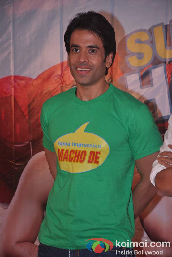 Tusshar Kapoor At Kyaa Super Kool hain Hum Movie Promotion