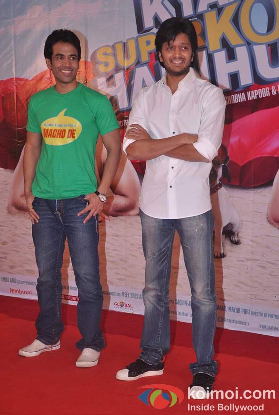 Tusshar Kapoor, Ritesh Deshmukh At Kyaa Super Kool Hain Hum Movie Promotion