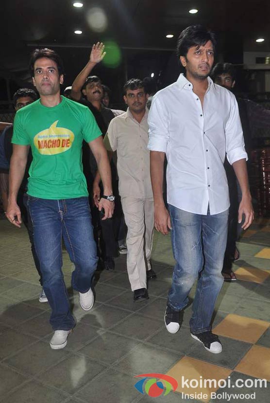 Tusshar Kapoor, Ritesh Deshmukh At Kyaa Super Kool Hain Hum Movie Promotion