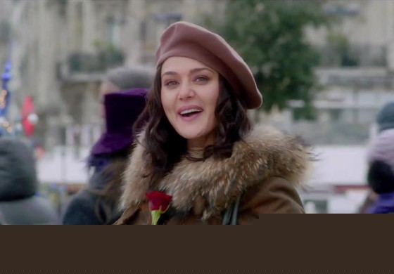 A dimpled Preity Zinta looking absolutely cute in Ishkq In Paris Movie Stills