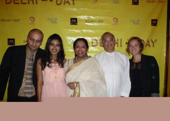 Abuzar Ikkery, Anjali Patil, Alex Schot At Delhi In A Day Movie Screening