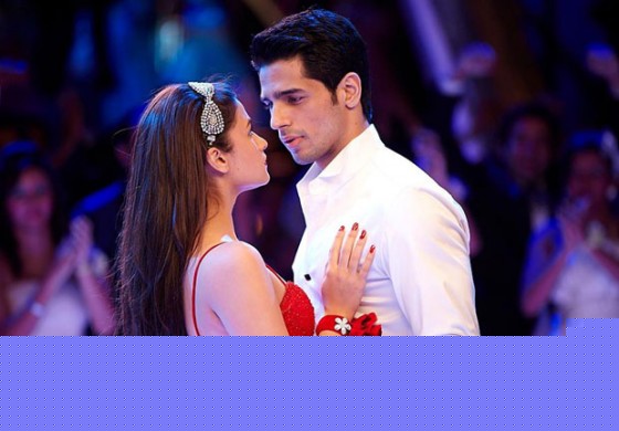 Alia Bhatt in the arms of Sidharth Malhotra in Student Of The Year Movie Stills