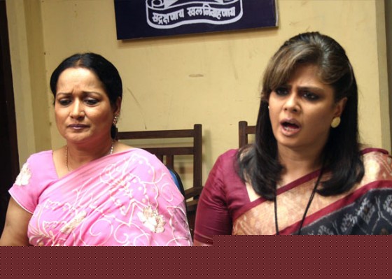 Amita Nangia and Himani Shivpuri In Maut Movie Stills