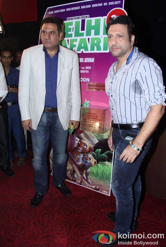 Boman Irani, Govinda At Delhi Safari 3D Animation Movie Press Conference