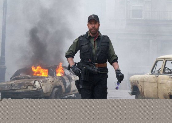 Chuck Norris (The Expendables 2 Movie Stills)