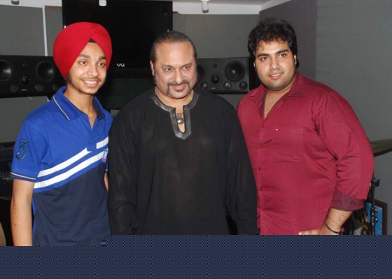 Devender Pal Singh, Leslie Lewis, Vipul Mehta At Indian Idol 6 - The Fabulous Four Recording