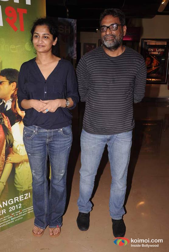 Gauri Shinde, R. Balki At English Vinglish Movie Trailer Launch