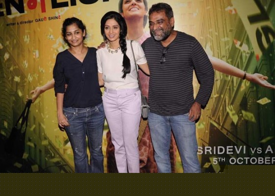 Gauri Shinde, Sridevi R.Balki At English Vinglish Movie Trailer Launch