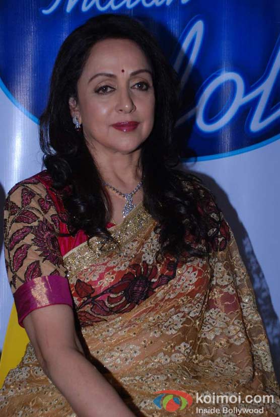 Hema Malini On The Sets Of Indian Idol Season 6