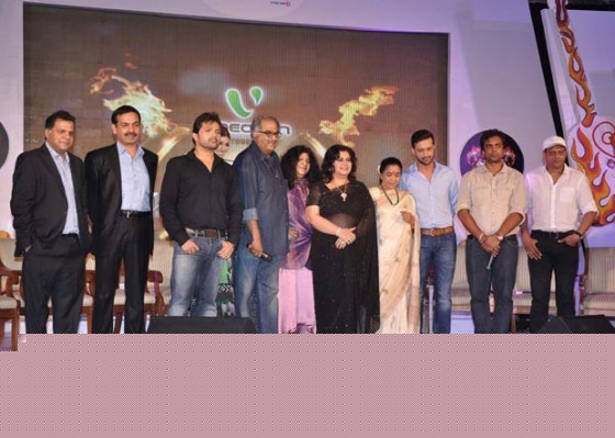 Himesh Reshammiya, Ayesha Takia Azmi, Asha Bhosle, Atif Aslam At Sur Kshetra - A Music Reality Show Launch