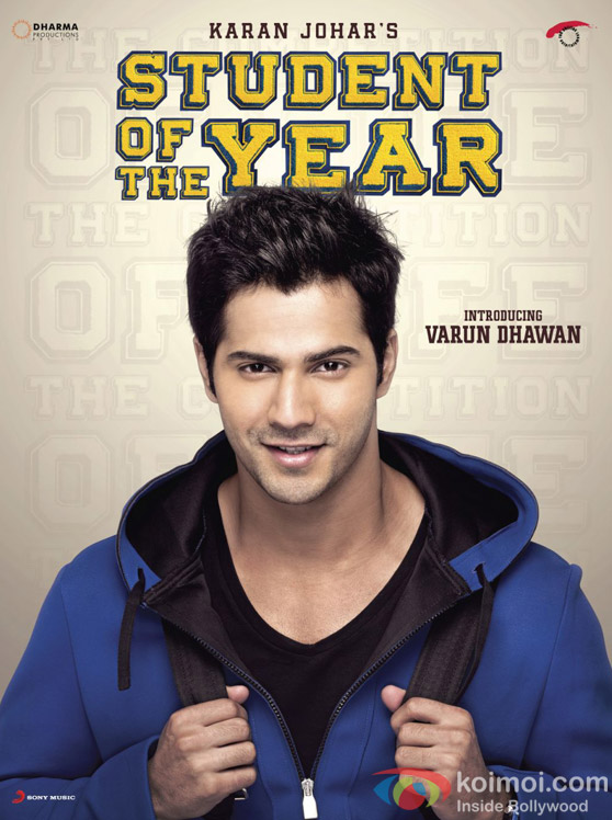 Introducing Varun Dhawan in Student Of The Year Movie Poster