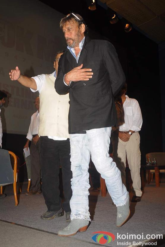 Jackie Shroff At Whistling Woods International Tribute To Ashok Mehta