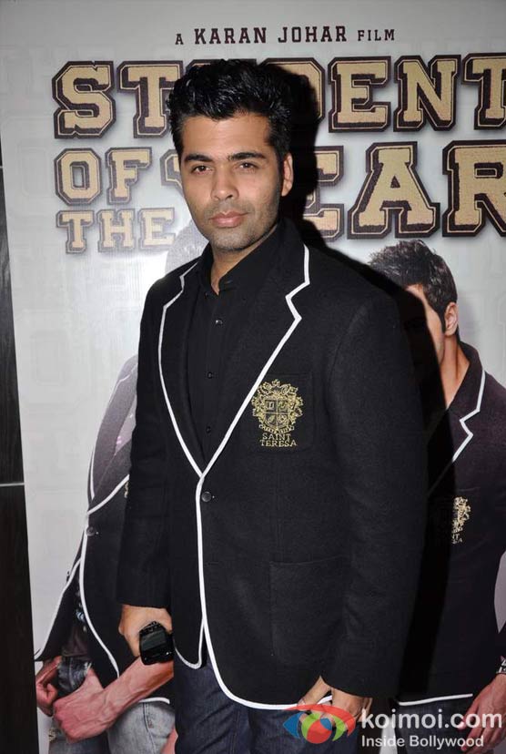 Karan Johar At Student Of The Year Movie Trailer Launch