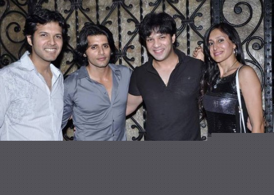 Karnvir Bohra and Teejay Sidhu at Kiran Bawa's Party in Juhu
