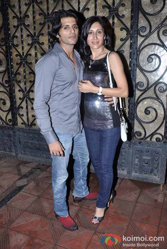 Karnvir Bohra and Teejay Sidhu at Kiran Bawa's Party in Juhu