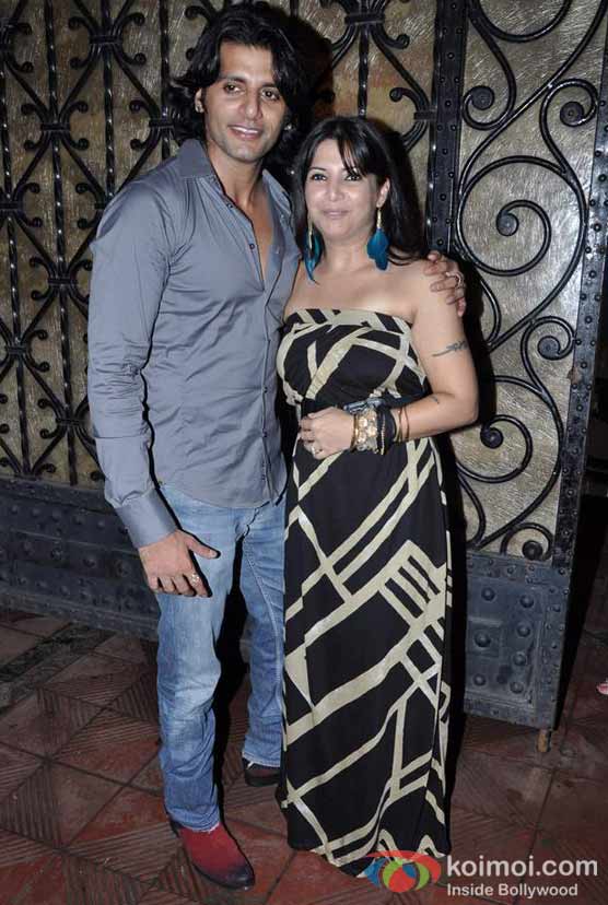Karnvir Bohra and Teejay Sidhu at Kiran Bawa's Party in Juhu