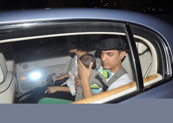 Kiran Rao and Aamir Khan Snappped With Baby Azad