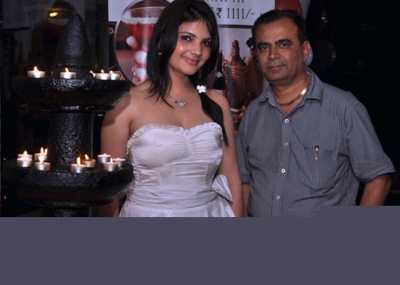 Madhavi Sharma and Yogesh Lakhani At Peninsula Restaurant