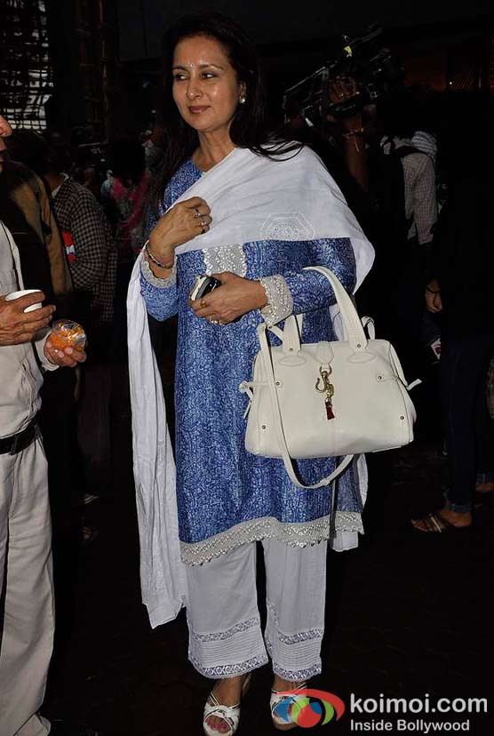 Poonam Dhillon At A. K. Hangal (Avtar Kishan Hangal) Prayer Meet