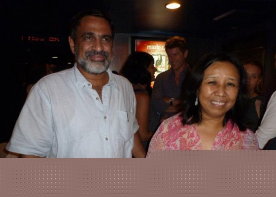 R. Venu, Saroj Thapa At Delhi In A Day Movie Screening