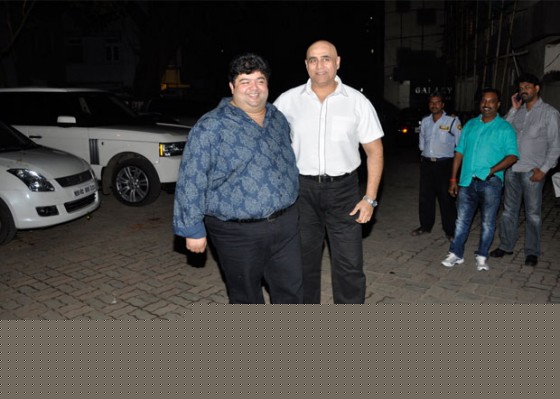 Rahul Rawail, Puneet Issar At Salman Khan's Eid Party