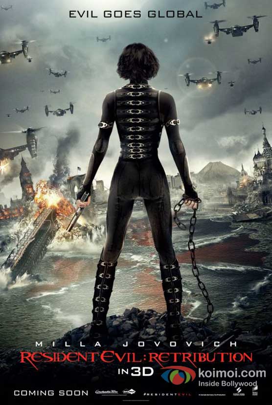 Resident Evil: Retribution 3D Movie Poster