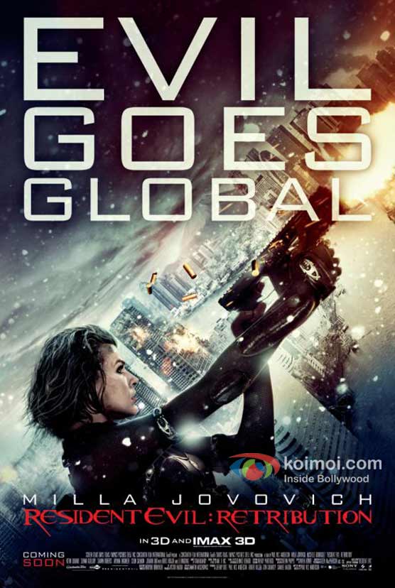 Resident Evil: Retribution 3D Movie Poster