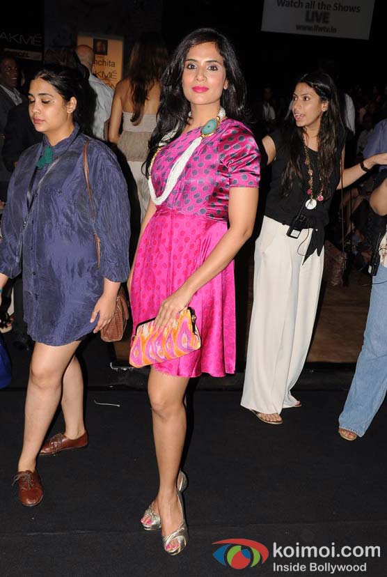Richa Chadda At Lakme Fashion Week 2012