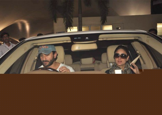 Saif Ali Khan And Kareena Kapoor Return From Paris