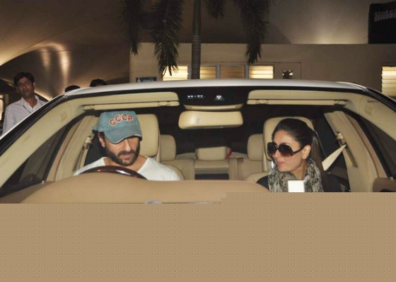 Saif Ali Khan And Kareena Kapoor Return From Paris