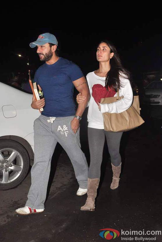 Saif Ali Khan And Kareena Kapoor Snapped At Airport