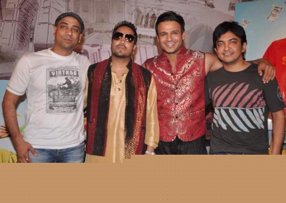 Sanjay Khanduri, Mika Singh, Vivek Oberoi On The Sets Of Kismet (Kismat) Love Paisa Dilli Movie