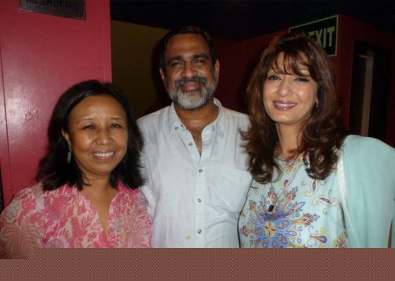 Saroj Thapa, R. Venu Ms Sunanda Tharoor At Delhi In A Day Movie Screening