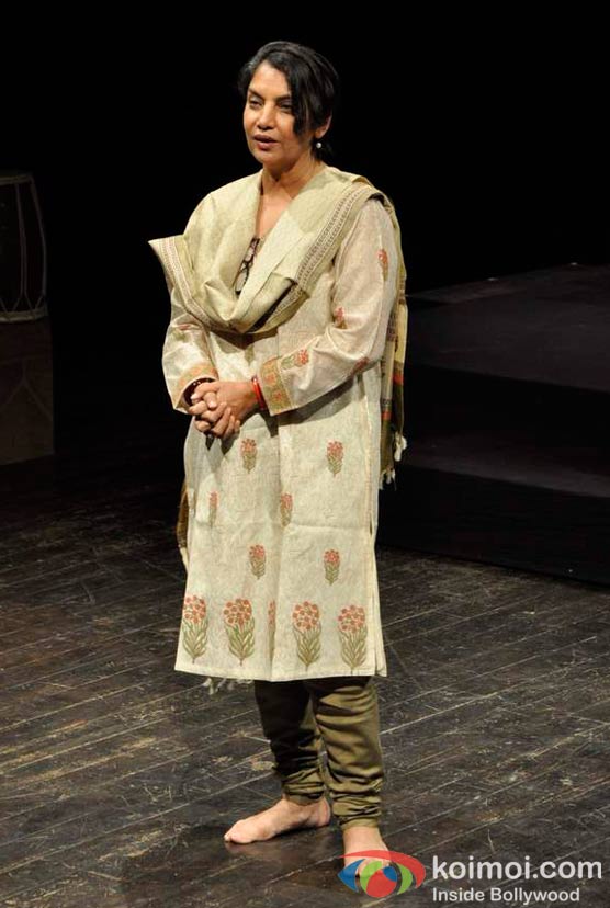 Shabana Azmi At A. K. Hangal (Avtar Kishan Hangal) Prayer Meet