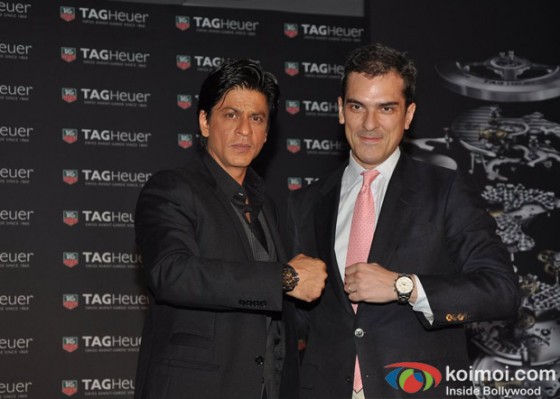 Shah Rukh Khan Unveils TagHeuer CARRERA Watch