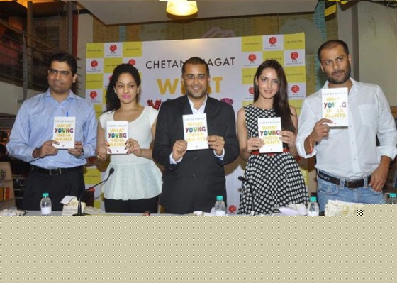 Shazahn Padamsee And Abhishek Kapoor At Chetan Bhagat's 'What Young India Wants' Book Launch