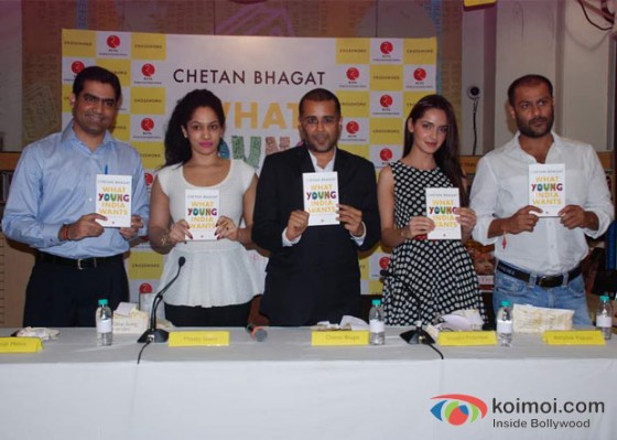 Shazahn Padamsee And Abhishek Kapoor At Chetan Bhagat's 'What Young India Wants' Book Launch