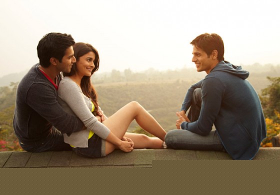 Sidharth Malhotra, Alia Bhatt and Varun Dhawan form the trio of closest friends in Student of the Year Movie Stills
