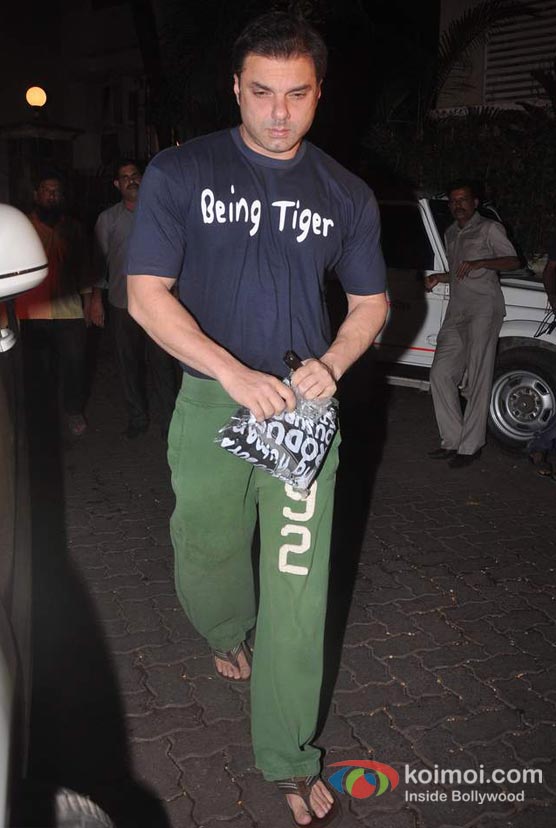 Sohail Khan At Ek Tha Tiger Movie Special Screening