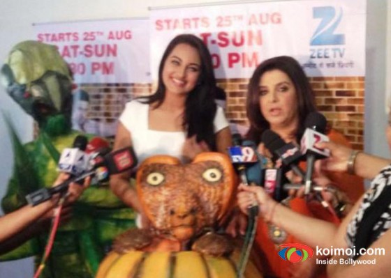 Sonakshi Sinha, Farah Khan With Aliens Promote Joker Movie On The Sets Of DID Dance Ke Superkids Show