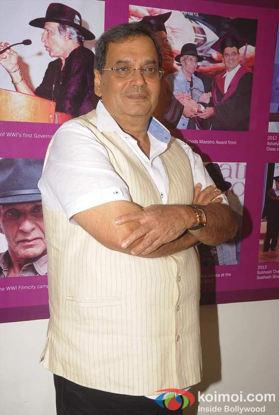 Subhash Ghai at Whistling Woods International Tribute To Ashok Mehta