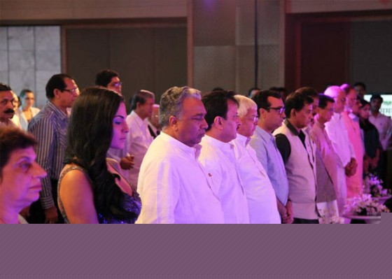 Veena Malik, Ajay Makan, Laloo Prasad Yadav at Sahara Channel Launch