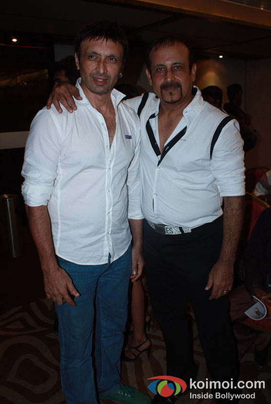 Adi Irani And ShivaAt The Strugglers Amhi Udyache Hero Marathi Movie Music Launch
