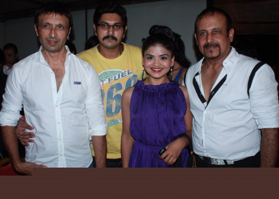 Adi Irani And Shiva With Rashmi PitreAt The Strugglers Amhi Udyache Hero Marathi Movie Music Launch