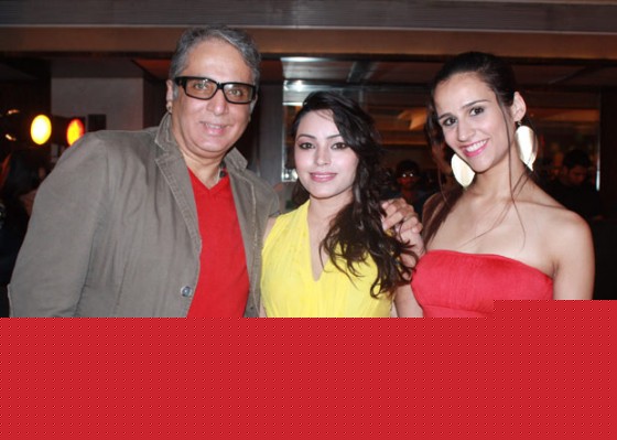 Aditya Raj Kapoor , Devshi Khanduri And French Actress Christie Bourcq At The Strugglers Amhi Udyache Hero Marathi Movie Music Launch