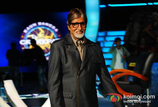 Amitabh Bachchan On The Sets Of Kaun Banega Crorepati